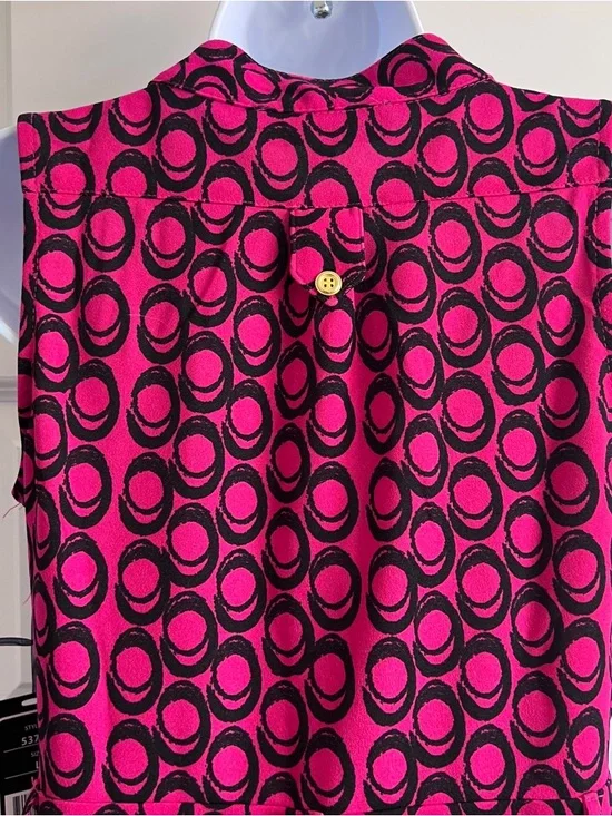 LOVE UNIVERSITY Romper Hot Pink Pockets Sz Large NWT - Picture 5 of 8